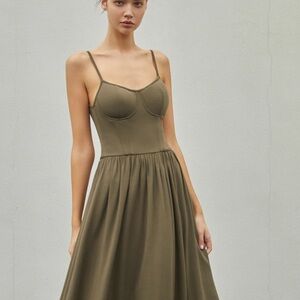 Commence full length corset dress